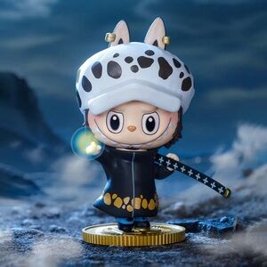 Pop Mart The Monsters x One Piece Blind Box Vinyl Figure Labubu TRAFALGAR LAW
